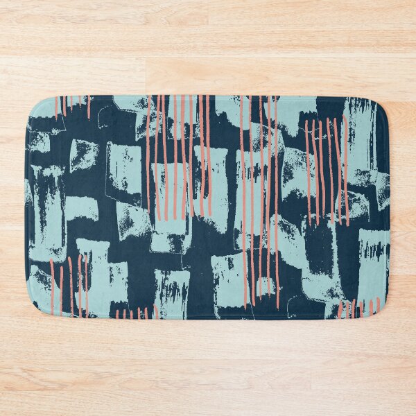 Item preview, Navy Handmade Stripes designed and sold by Carolina Diaz.