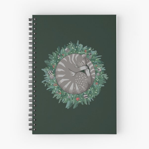 Item preview, Silver Christmas Wreath Cat designed and sold by Ravenwood135.