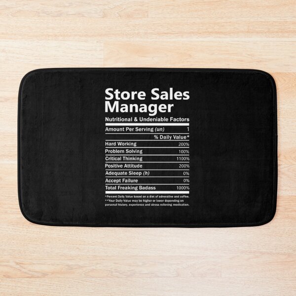 Item preview, Store Sales Manager T Shirt - Nutritional and Undeniable Factors Gift Item Tee designed and sold by oslandefren.