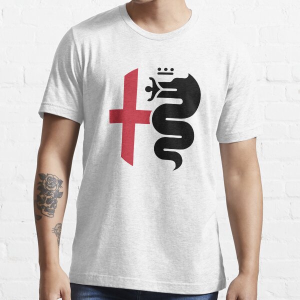 Alfa Romeo Rouge et Noir T-shirt essentiel