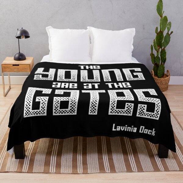 Item preview, The Young Are At the Gates: Activist quote from 1917 by feminist and suffragist Lavinia Dock (white) designed and sold by Ofeefee.