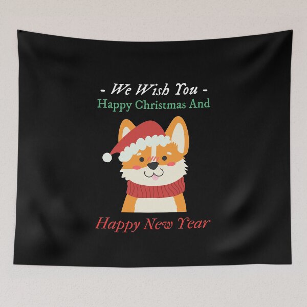 Item preview, We Wish You Happy Christmas And Happy New Year - Nineteenth Cute Christmas Pet | Merry Christmas designed and sold by Polariszero.