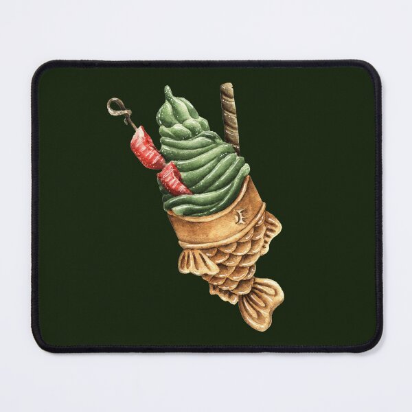 Item preview, Japanese Taiyaki Green Tea Fish-Shaped Wafer Ice Cream designed and sold by Alicia Chee.