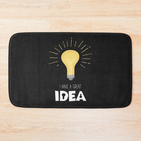 Item preview, I have a great idea lettering and lightbulb designed and sold by DarianaArt.
