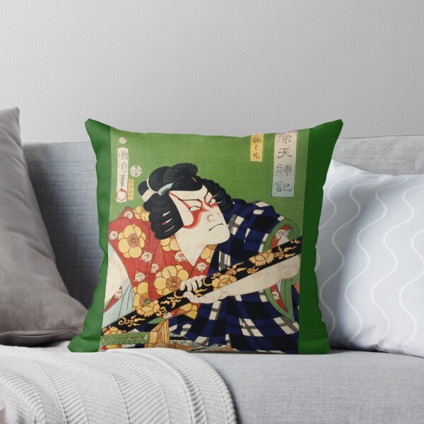 Item preview, Classic Japanese Art: Samurai Warrior by Toyohara Kunichika designed and sold by VarietyYOU.