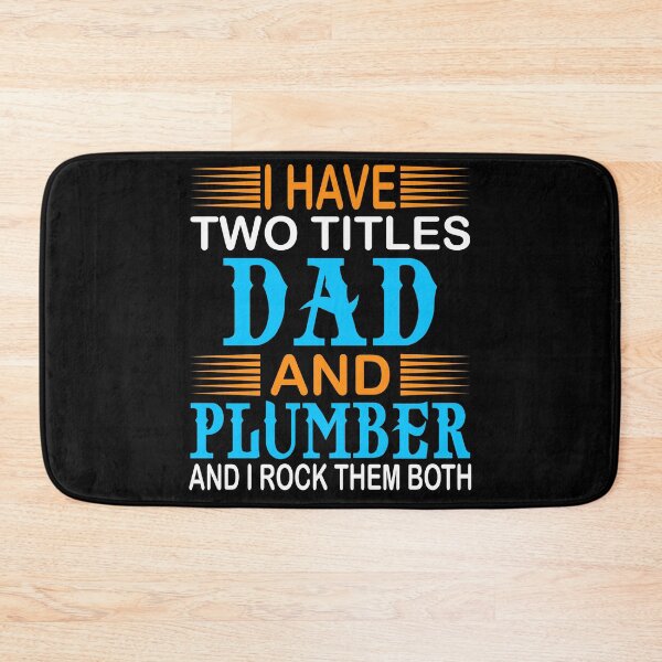 Item preview, I HAVE TWO TITLES DAD AND PLUMBER TSHIRT designed and sold by KGN  CREATIVITY.