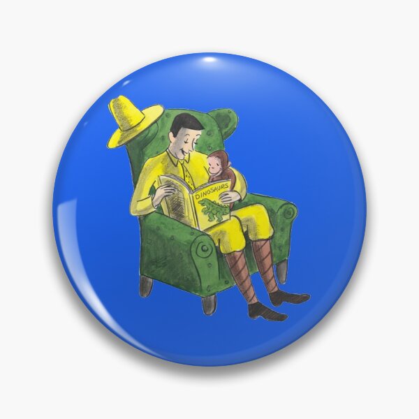 Item preview, Curious George and the man with the big yellow hat   designed and sold by RunolfsdottirEs.
