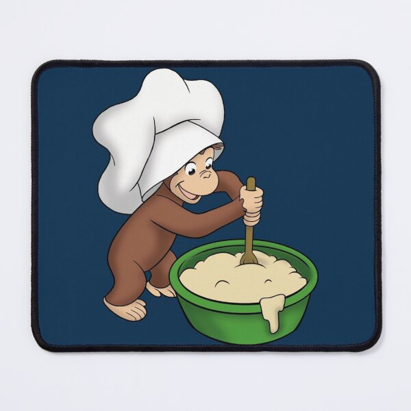 Item preview, Curious George baking a cake designed and sold by RunolfsdottirEs.