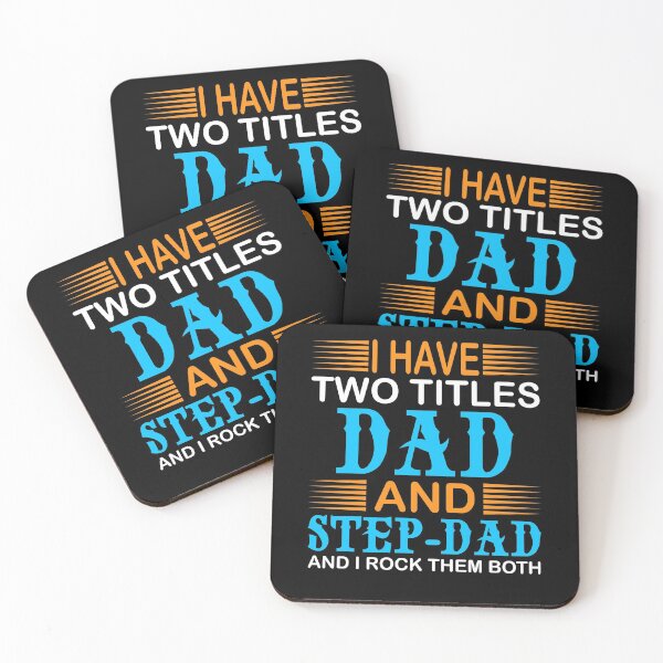 Item preview, I HAVE TWO TITLES DAD AND STEP-DAD TSHIRT designed and sold by KGN  CREATIVITY.