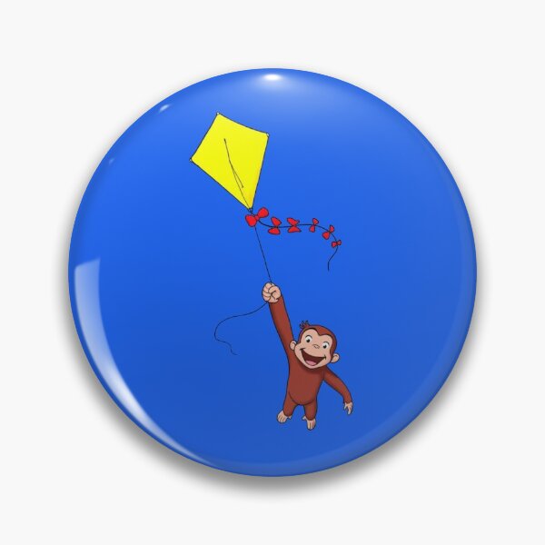 Item preview, Curious George flying a kyte   designed and sold by RunolfsdottirEs.