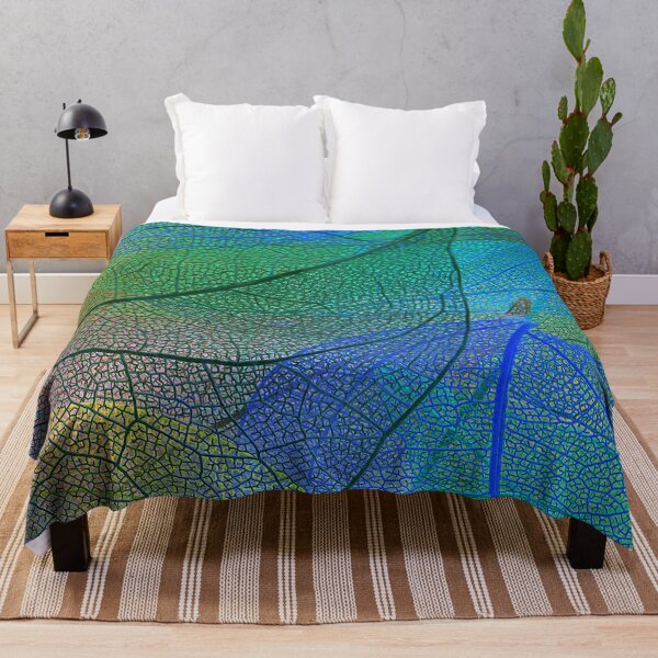 Item preview, Resumen de hojas con textura azul y verde elegante designed and sold by DEC02.
