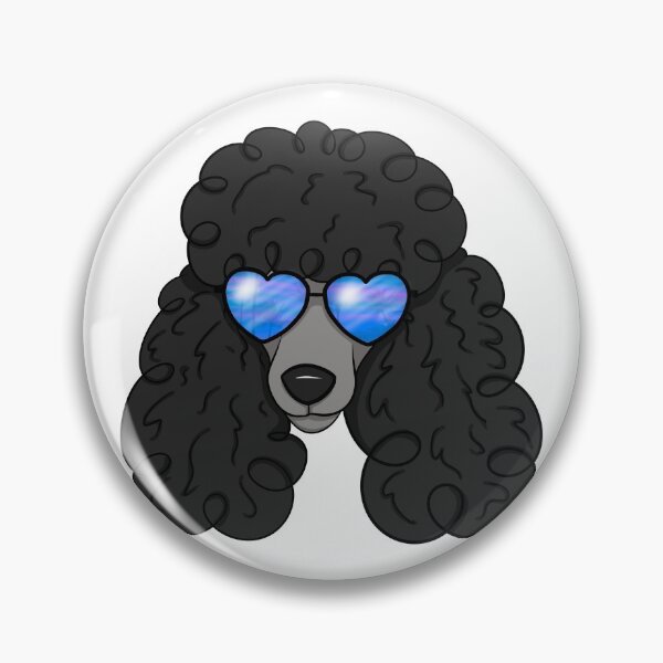 Item preview, Copy of Poodle With Sunglasses, Silver designed and sold by OneCraftyLady.