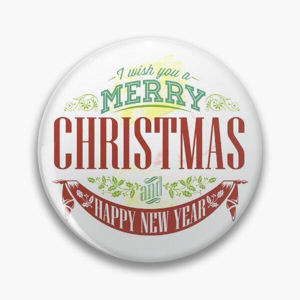 Item preview, I wish you a Merry Christmas and Happy New Year designed and sold by ibijin.