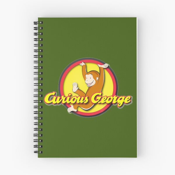 Item preview, Curious George Playfully Swinging Circle Logo   designed and sold by RunolfsdottirEs.