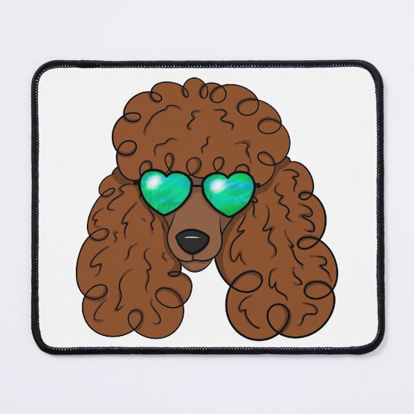 Item preview, Copy of Poodle With Sunglasses, Brown designed and sold by OneCraftyLady.