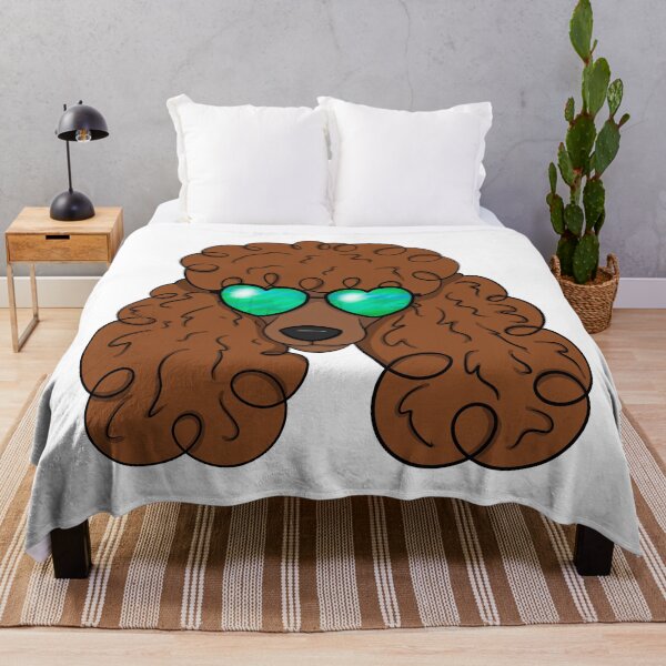 Item preview, Copy of Poodle With Sunglasses, Brown designed and sold by OneCraftyLady.