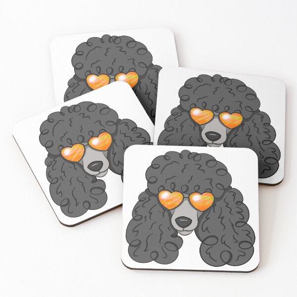 Item preview, Copy of Poodle With Sunglasses, Gray designed and sold by OneCraftyLady.
