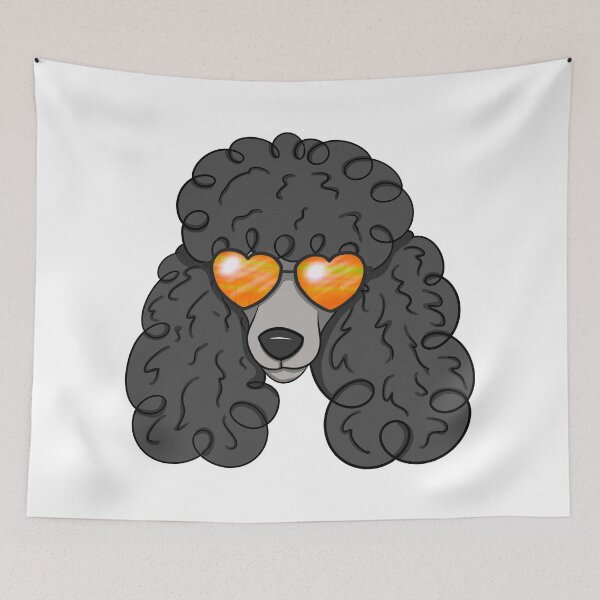 Item preview, Copy of Poodle With Sunglasses, Gray designed and sold by OneCraftyLady.