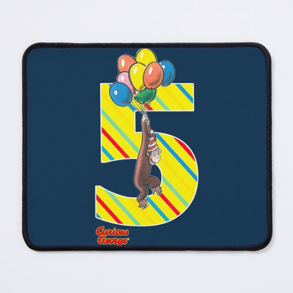 Item preview, Curious George Vintage 5th Birthday Balloons    designed and sold by RunolfsdottirEs.