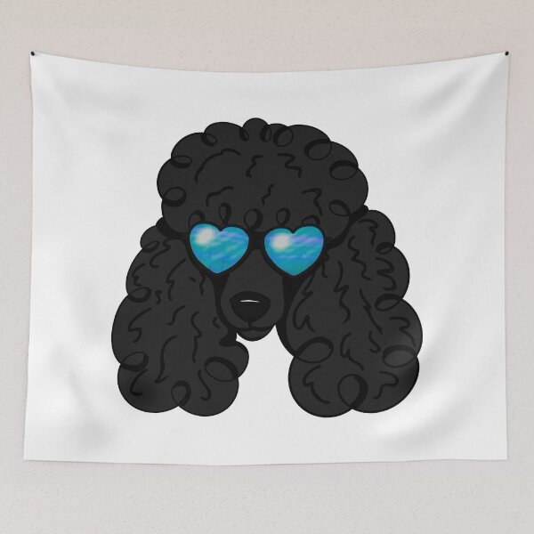 Item preview, Copy of Poodle With Sunglasses, Black designed and sold by OneCraftyLady.