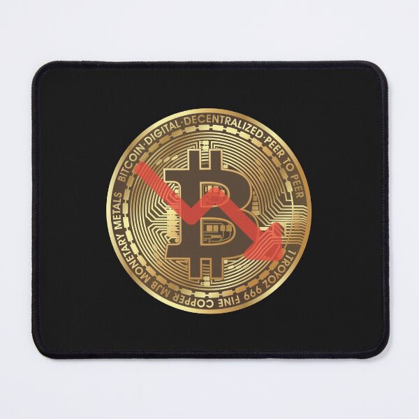 Item preview, BITCOIN PRICE FALLS designed and sold by ThoughtlessDude.