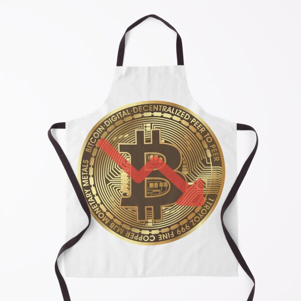 Item preview, BITCOIN PRICE FALLS designed and sold by ThoughtlessDude.
