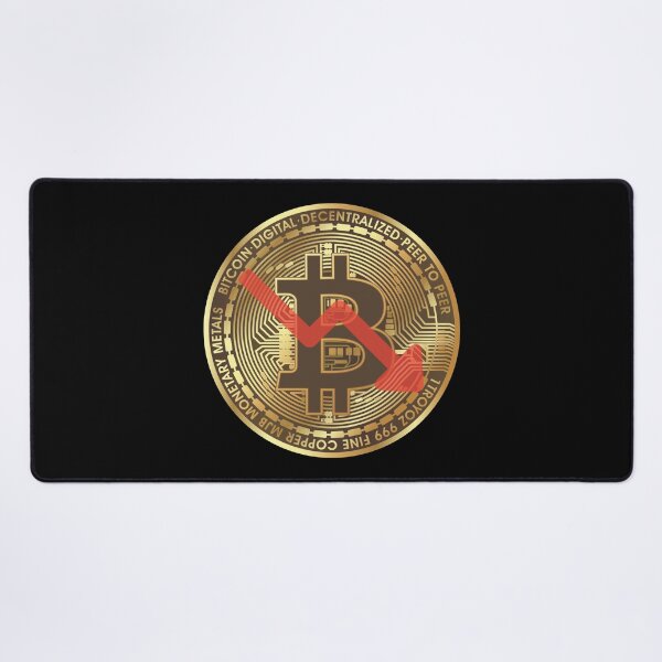 Item preview, BITCOIN PRICE FALLS designed and sold by ThoughtlessDude.