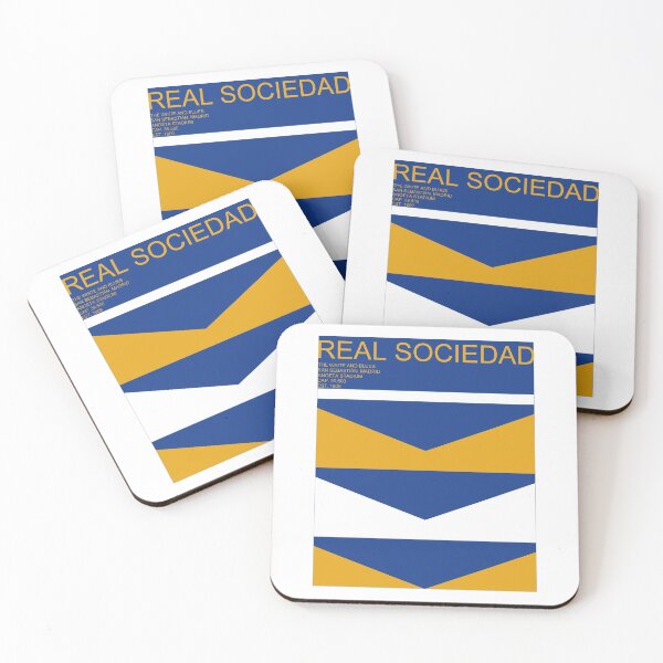 Item preview, Real Sociedad Geometric Minimal Design designed and sold by ShopBensNook.