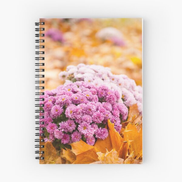 Item preview, Dendranthema or Chrysanthemum in autumn leaves  designed and sold by Arletta Cwalina.