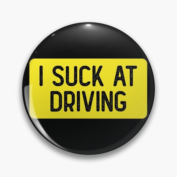 Item preview, I Suck At Driving Funny Bumper designed and sold by Sour Soul.