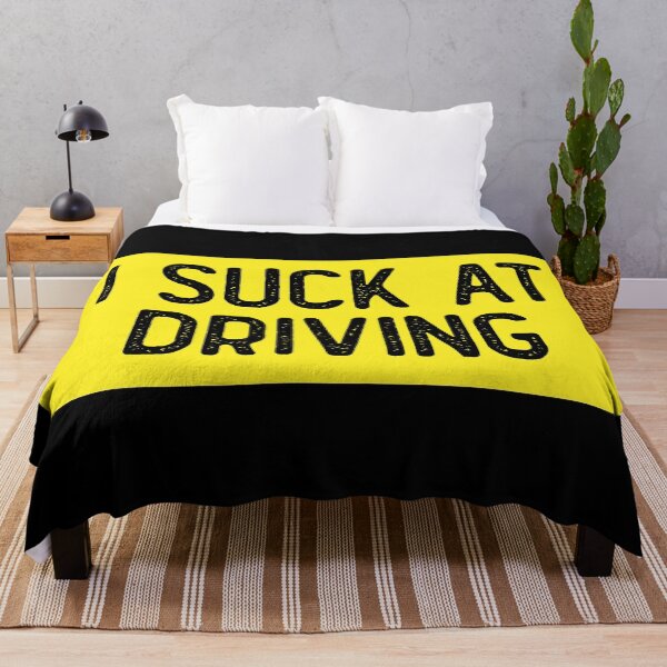 Item preview, I Suck At Driving Funny Bumper designed and sold by Sour Soul.