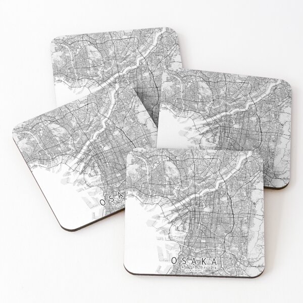 Item preview, Osaka City Map of Japan - Light designed and sold by deMAP.