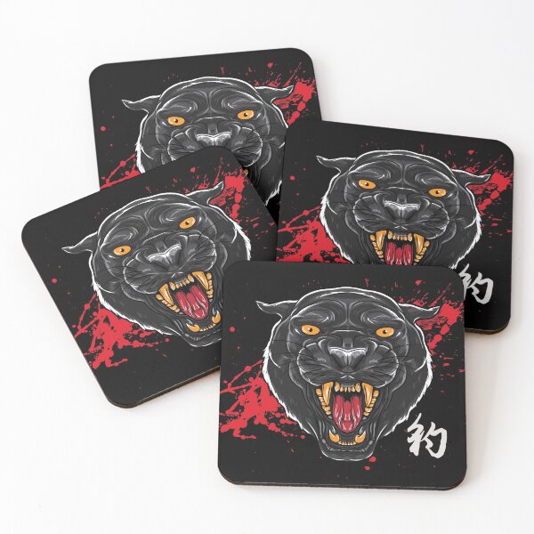 Item preview, Black Panther Bloody Aggressive Wild  designed and sold by AnimalLover4eva.