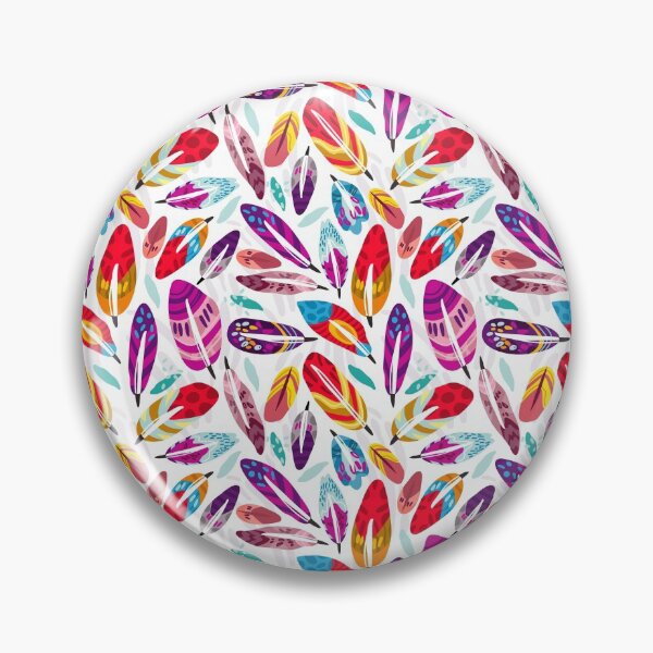 Item preview, Feathers Pattern, Feathers Pattern in Beautiful Colors, Ornamental Feathers designed and sold by graphic-genie.
