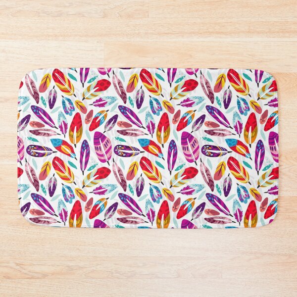 Item preview, Feathers Pattern, Feathers Pattern in Beautiful Colors, Ornamental Feathers designed and sold by graphic-genie.