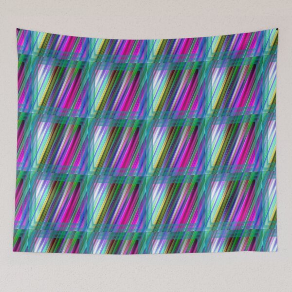 Item preview, Framed Colorful Diagonal lines by Iritof designed and sold by iritof.