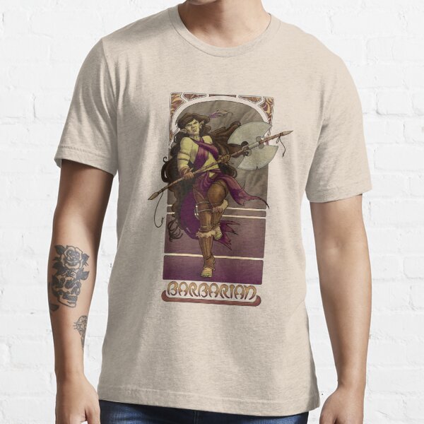 La Barbare The Barbarian T Shirt For Sale By Brandiyorkart Redbubble Art Nouveau T 0651