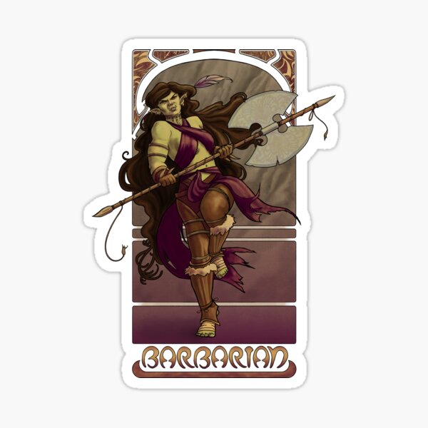 La Barbare - The Barbarian Sticker