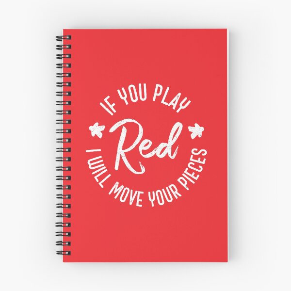 Item preview, If You Play Red I Will Move Your Pieces - Boardgames (on red) designed and sold by geekyT.