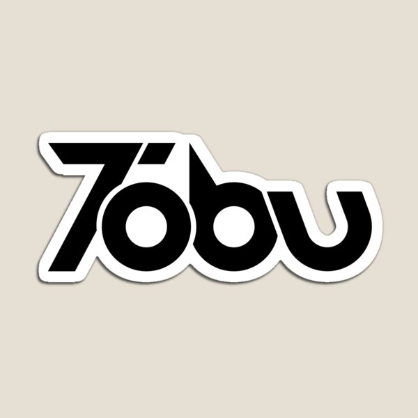 Tobu - Black Logo Magnet