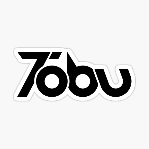 Tobu - Black Logo Sticker