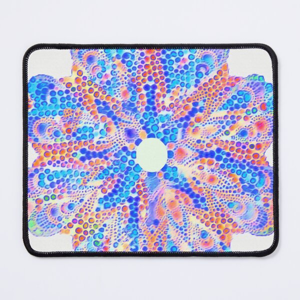 Item preview, Kaleidoscope flower in Blue designed and sold by ninasilver.