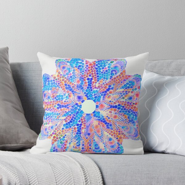 Item preview, Kaleidoscope flower in Blue designed and sold by ninasilver.