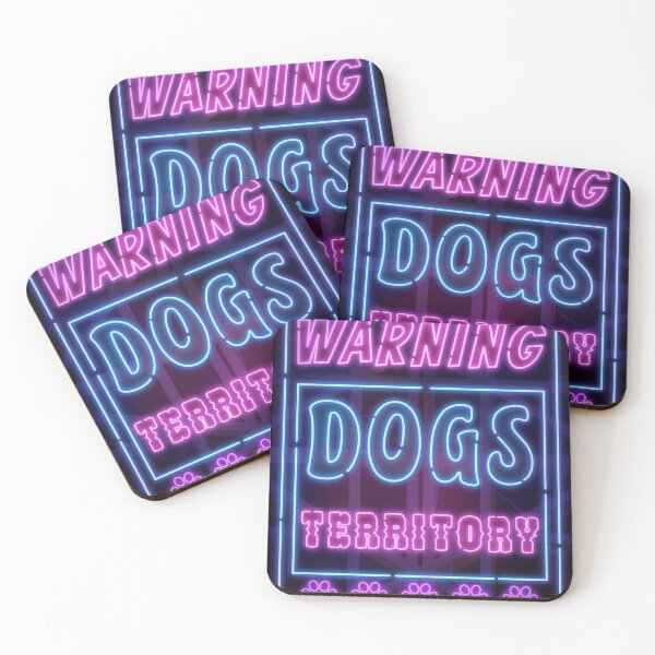 Item preview, Dogs Territory Neon Art sign designed and sold by Vectorheroes.