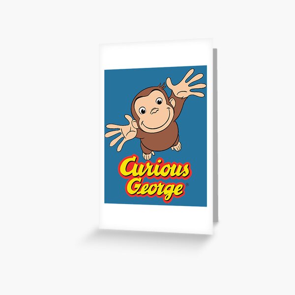 monkey curious george  Greeting Card for Sale by VeumJoelle