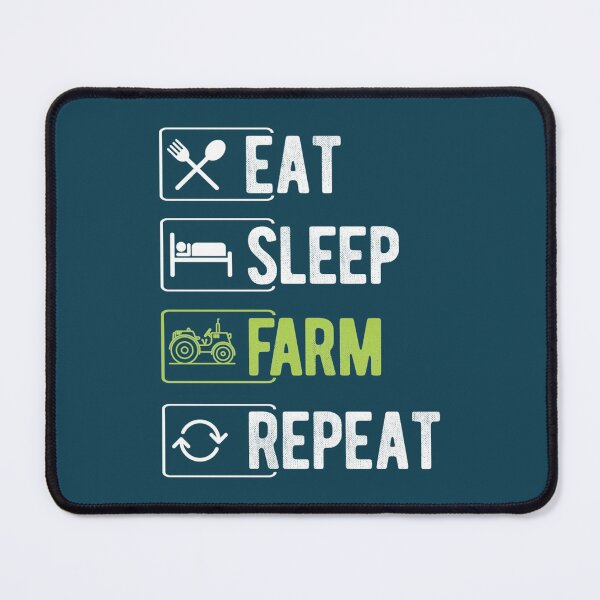 Item preview, Eat Sleep Farm Repeat   designed and sold by yotsubanoclover.