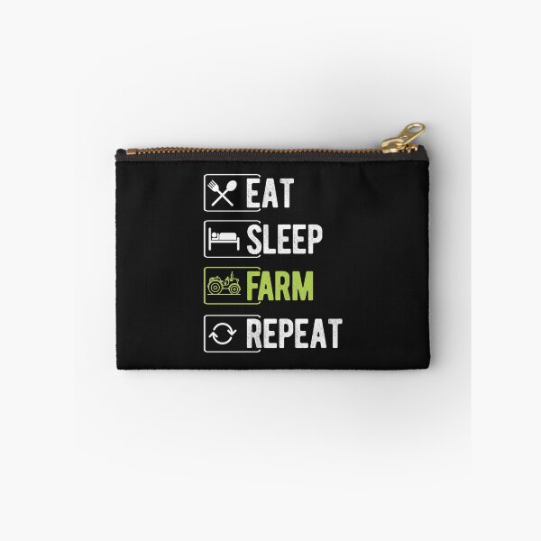 Item preview, Eat Sleep Farm Repeat   designed and sold by yotsubanoclover.