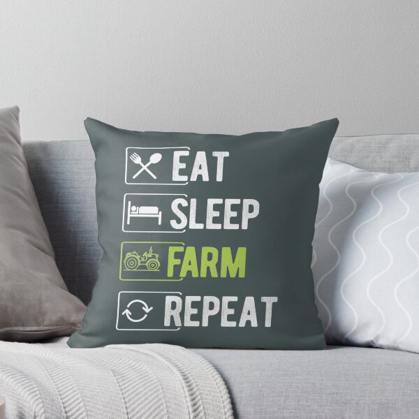 Item preview, Eat Sleep Farm Repeat   designed and sold by yotsubanoclover.