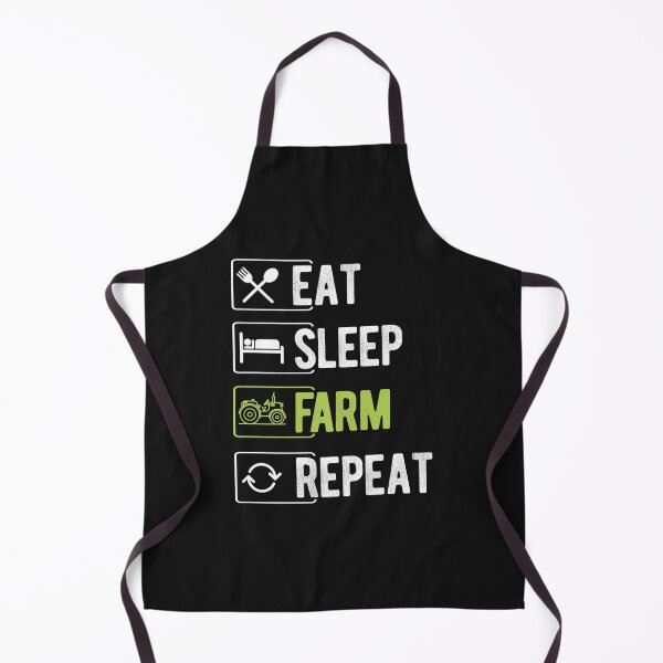 Item preview, Eat Sleep Farm Repeat designed and sold by yotsubanoclover.