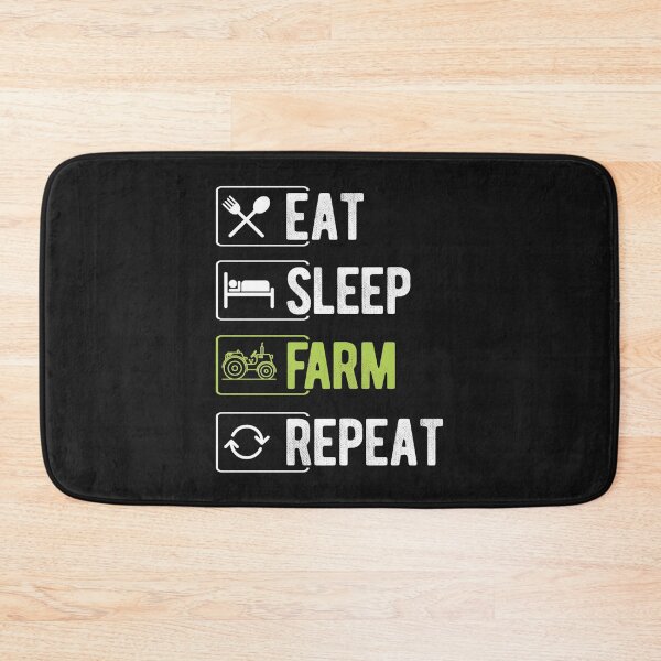 Item preview, Eat Sleep Farm Repeat   designed and sold by yotsubanoclover.